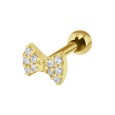 Shiny Bow Helix Ear Piercing TIP-3334